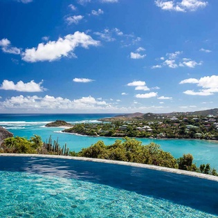 The view from WV NOC, Mont Jean, St. Barthelemy