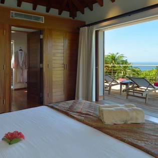Bedroom at WV MJP, Flamands, St. Barthelemy