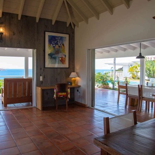 Living Room at WV CAR, Lorient, St. Barthelemy