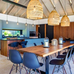 Dining Room at WV BLK, Marigot, St. Barthelemy