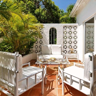 Patio at SXM SER, Beach Side/Baie Rouge, St. Martin