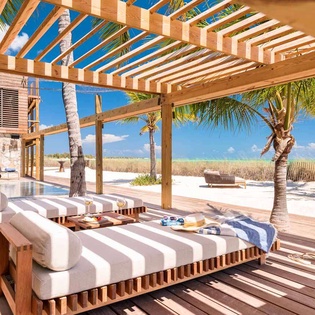Deck at PL SLS, Thompson Cove, Turks & Caicos