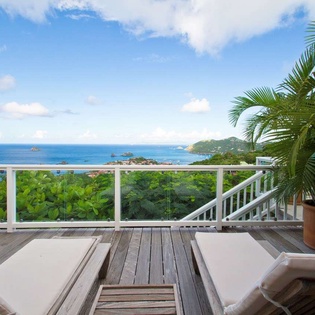 Deck at WV AMI, Lurin, St. Barthelemy