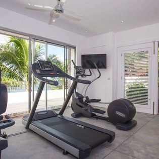 Gym at WV GIN, Petite Saline, St. Barthelemy
