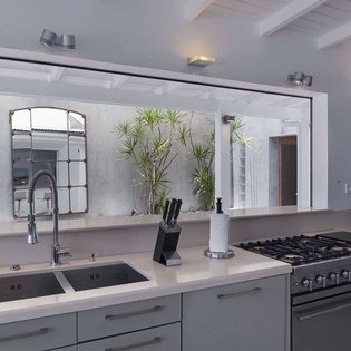 Kitchen at WV RIV, Flamands, St. Barthelemy