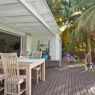Deck at WV EZE, Lorient Beach, St. Barthelemy