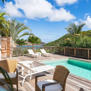 Villa Pool at WV ART, Flamands, St. Barthelemy