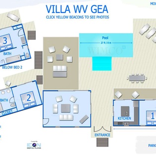 Floorplan of WV GEA, Petite Saline, St. Barthelemy