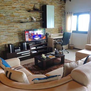 Living Room at WV ISA, Flamands, St. Barthelemy