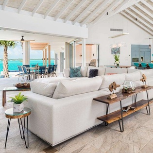 Living Room at TC ALN, Chalk Sound/Taylors, Turks & Caicos
