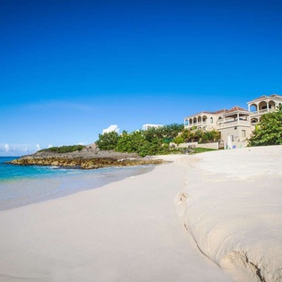 Beach at AXA CAS, Little Bay, Anguilla