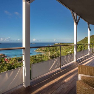 Deck at WV IEW, St. Jean, St. Barthelemy