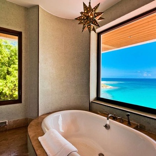 Bathroom at AXA ZEN, Sandy Hill, Anguilla
