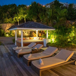 Deck at WV CAR, Lorient, St. Barthelemy