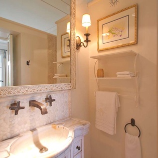 Bathroom at WV BTR, Pointe Milou, St. Barthelemy