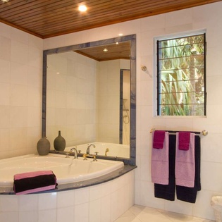 Bathroom at WV EZE, Lorient Beach, St. Barthelemy