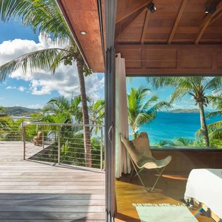 Deck at WV BAY, Pointe Milou, St. Barthelemy