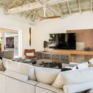 Living Room at PIE AVN, Hillside/Terres Basses, St. Martin