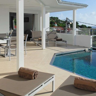 Villa Pool at WV ROS, Gustavia, St. Barthelemy