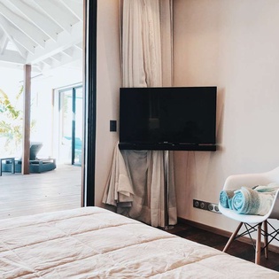 Bedroom at WV JSA, Lurin, St. Barthelemy