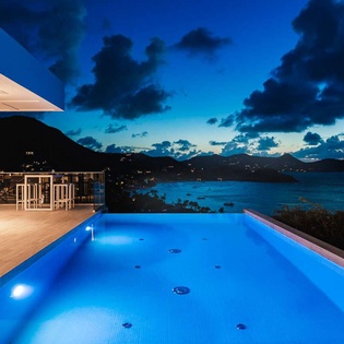 Villa Pool at WV TAR, Camaruche, St. Barthelemy