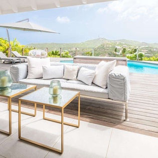 Deck at WV AIR, St. Jean, St. Barthelemy