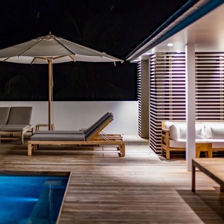 Deck at WV SUM, Pointe Milou, St. Barthelemy