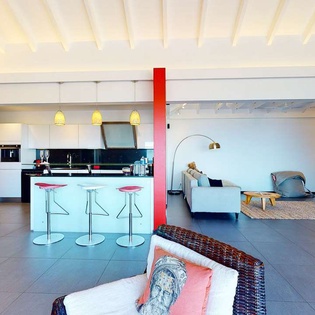 Kitchen at WV ITA, Lorient, St. Barthelemy