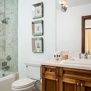 Bathroom at IE BAR, Thompson Cove, Turks & Caicos