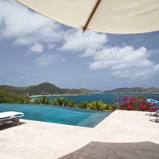 Villa Pool at WV BTR, Pointe Milou, St. Barthelemy