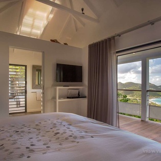 Bedroom at WV IEW, St. Jean, St. Barthelemy