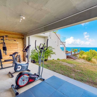 Gym at PIE AMA, Hillside/Baie Rouge, St. Martin