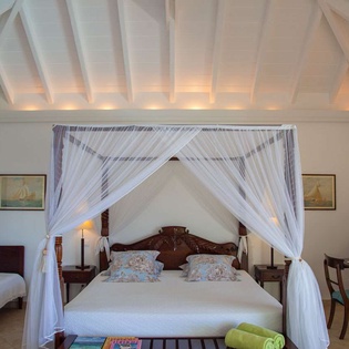 Bedroom at WV TOR, Lorient, St. Barthelemy