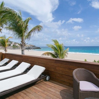 Deck at WV VDD, Flamands Beach, St. Barthelemy