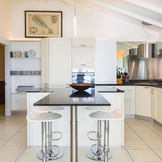 Kitchen at WV LUZ, Camaruche, St. Barthelemy