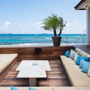 Deck at WV CTL, Lorient Beach, St. Barthelemy