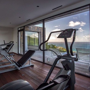 Gym at WV WAY, Colombier, St. Barthelemy