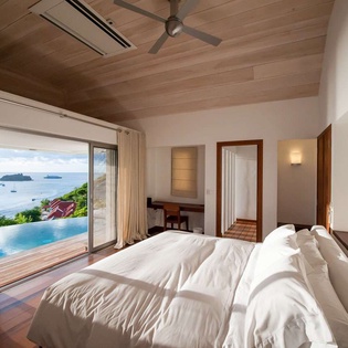 Bedroom at WV LAM, Gustavia, St. Barthelemy