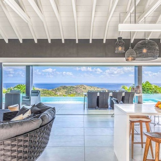 Living Room at WV RSD, Vitet, St. Barthelemy