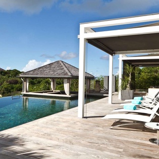 Deck at WV FLC, Lurin, St. Barthelemy
