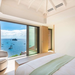 Bedroom at WV BCA, Corossol, St. Barthelemy