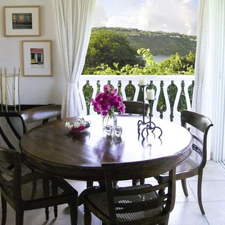 Dining Room at WV CEC, Marigot, St. Barthelemy