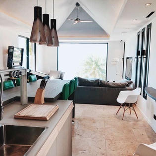 Kitchen at WV JSA, Lurin, St. Barthelemy