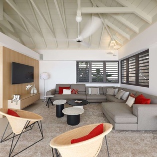 Living Room at WV DZR, Colombier, St. Barthelemy