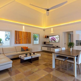 Interior of WV GDF, Colombier, St. Barthelemy