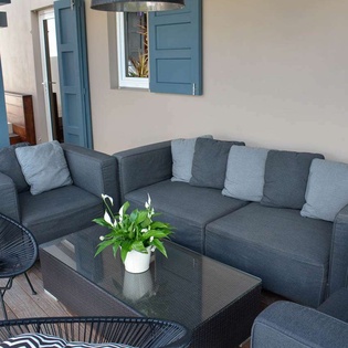 Living Room at WV VLC, Lurin, St. Barthelemy
