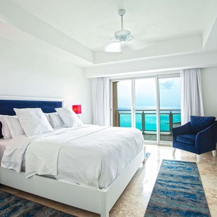 Bedroom at PIE COV, Beachfront/Cupecoy, St. Martin