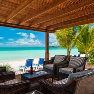 Terrace at IE MIR, Sapodilla Bay, Turks & Caicos