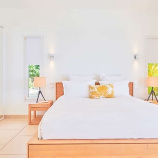 Bedroom at WV ANK, Colombier, St. Barthelemy