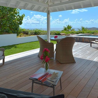 Deck at WV APN, Mont Jean, St. Barthelemy